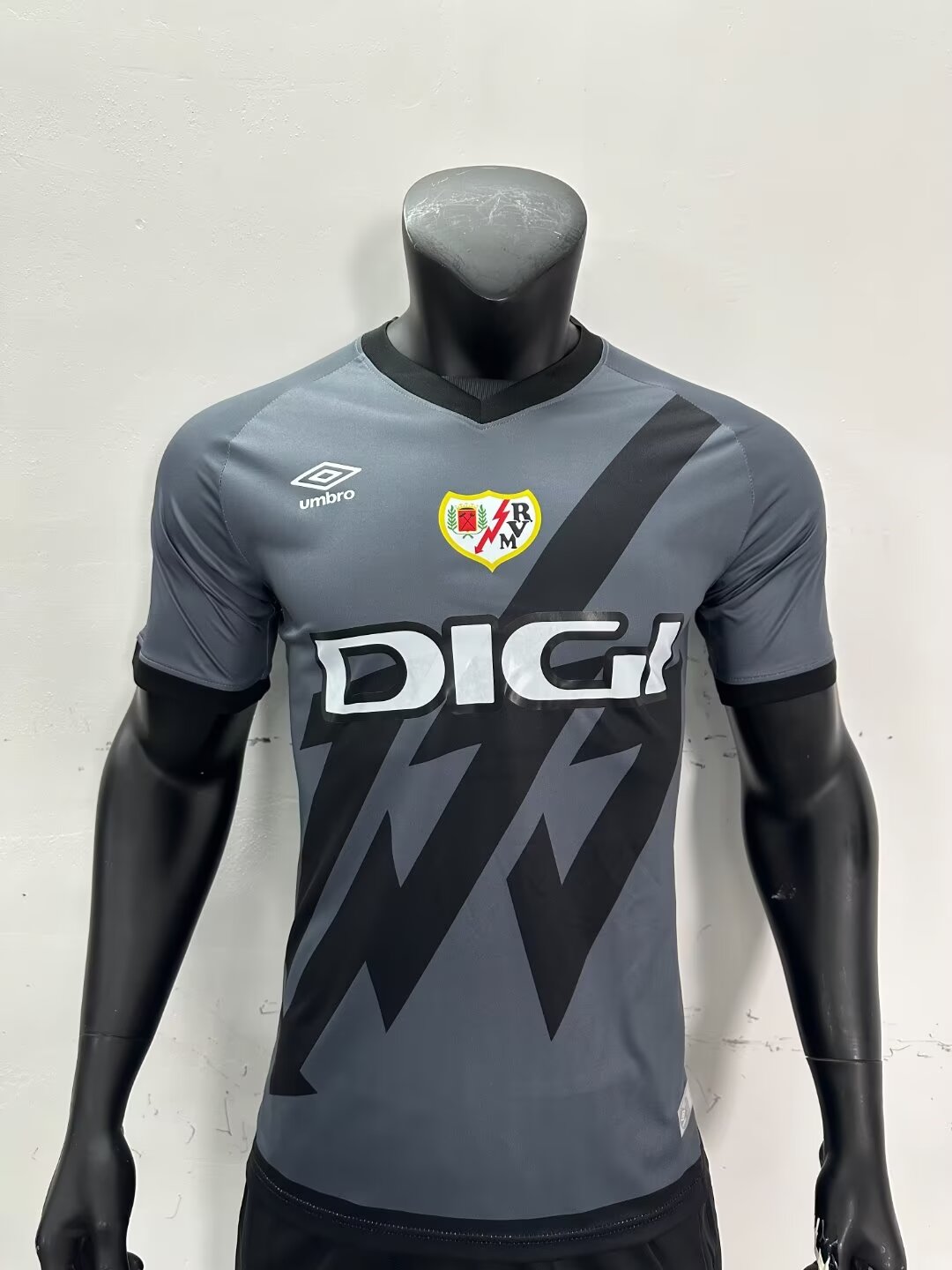 AAA Quality Rayo Vallecano 24/25 Third Dark Grey Jersey(Player)